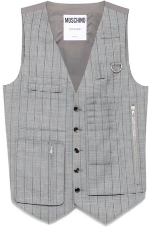 Moschino Checked waistcoat