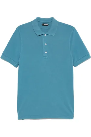 Tom Ford Piqu??-weave polo shirt