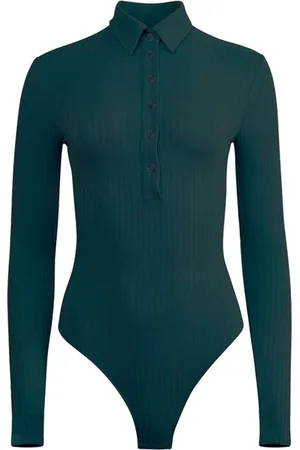 FLEUR DU MAL Ribbed-knit bodysuit