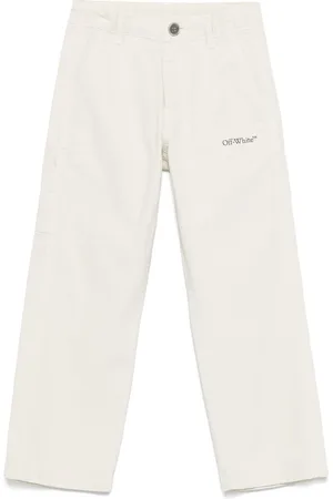 OFF-WHITE Logo-print trousers