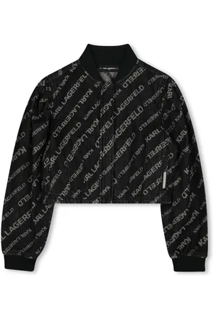 Karl Lagerfeld Logo-jacquard denim jacket
