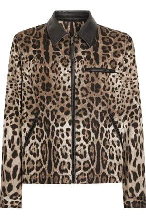 Dolce & Gabbana Leopard-print bomber jacket