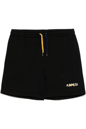 Aspesi Garment dyed gauzed shorts