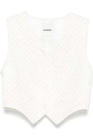 Sandro Rhinestoned waistcoat