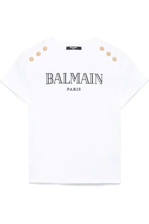 Balmain Logo-embroidered T-shirt