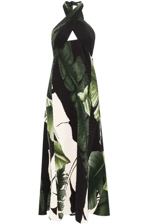 JOHANNA ORTIZ Halterneck maxi dress