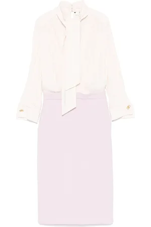 Elisabetta Franchi Georgette midi dress