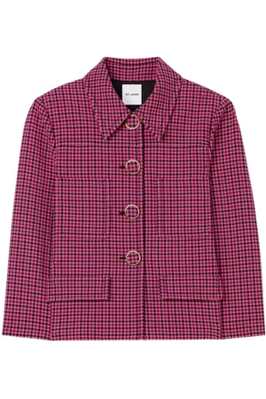 ST. JOHN Mini plaid jacket