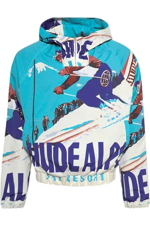 Rhude Deux Resort-print windbreaker
