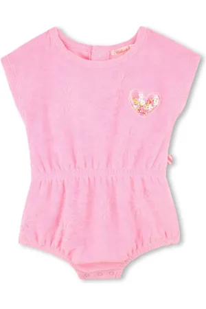 Billieblush Heart-patch romper