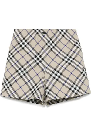 Burberry Check deck shorts