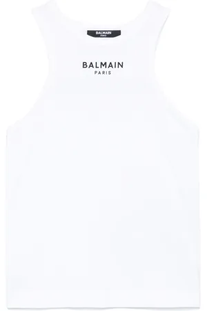 Balmain Logo-appliqu?? tank top
