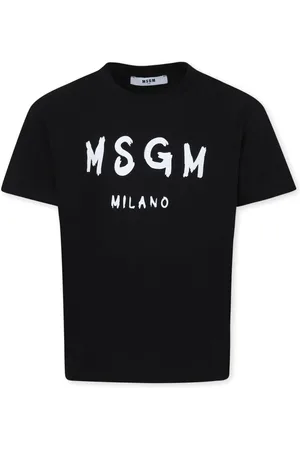 Msgm Logo-print cotton t-shirt