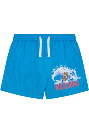 Moschino Teddy Bear-print swim shorts