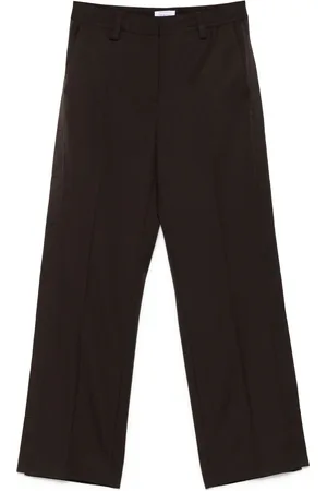 OFF-WHITE Virgin-wool wide-leg trousers