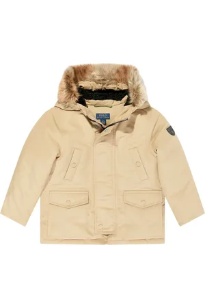Ralph Lauren Faux fur-trim jacket