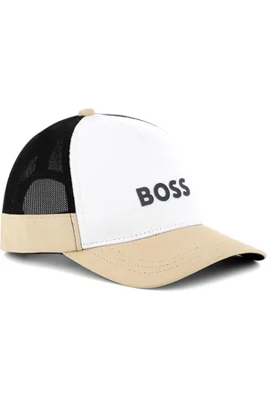 HUGO BOSS Logo-patch cotton baseball cap