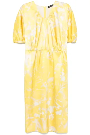 Fabiana Filippi Tilia-print midi dress