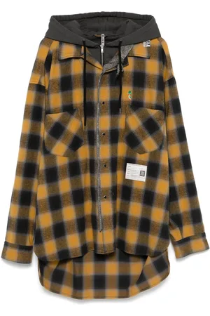 Maison Mihara Yasuhiro Plaid-check shirt