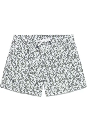 FEDELI Floral-print swim shorts