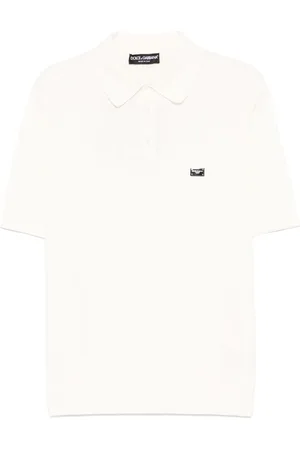 Dolce & Gabbana Logo-plaque polo shirt