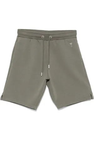 Ami Ami de Coeur-embroidered shorts