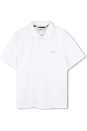 HUGO BOSS Logo-embroidered cotton polo shirt