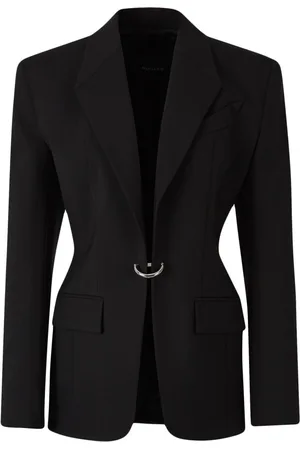 MUGLER Pierced tailored blazer