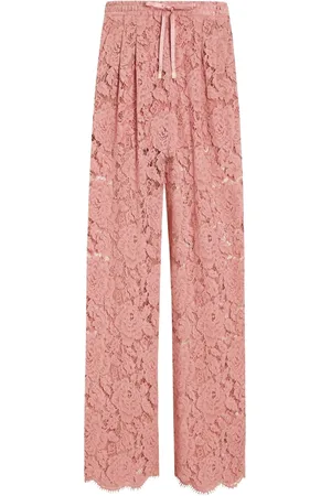 Dolce & Gabbana Floral lace trousers