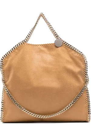 Stella McCartney 3CHAIN TOTE ECO SHAGGY DEER W/LIGHT GOLD