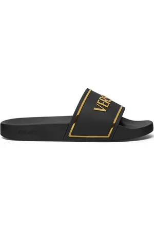 VERSACE Logo-print slides