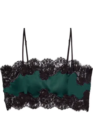 FLEUR DU MAL Lace-trim top