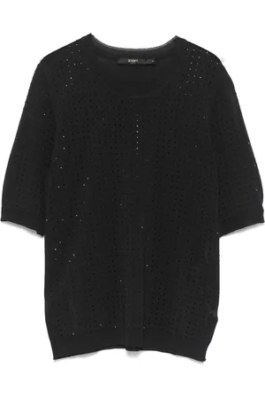 SEVENTY BY SERGIO TEGON Crystal-embellished top