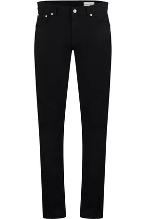 Alexander McQueen Dark-wash slim-fit jeans
