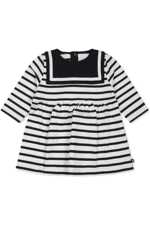 Petit Bateau Striped long-sleeve dress