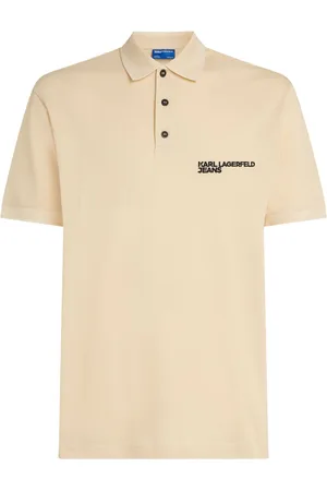 Karl Lagerfeld Logo-embroidered polo shirt