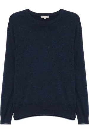 N.PEAL Oxford Round Neck jumper