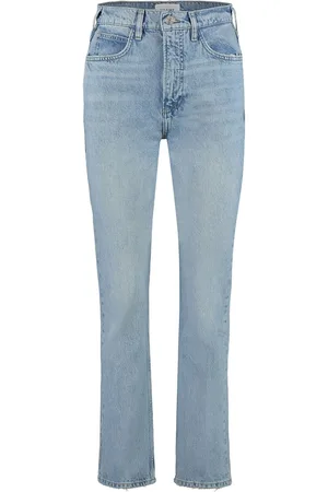 Frame Cotton straight-leg jeans