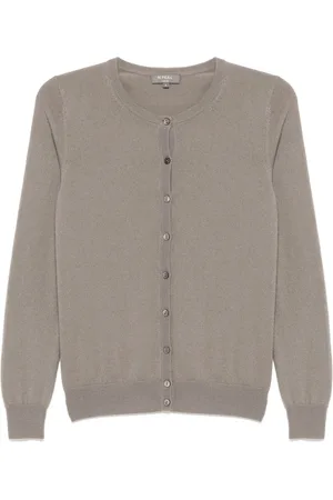 N.PEAL Olivia Round Neck cardigan