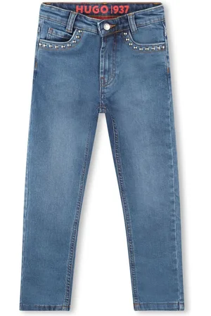 HUGO BOSS Stud-detail jeans