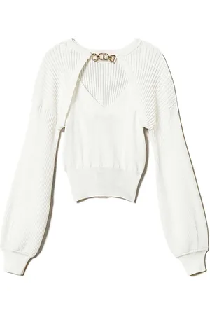 Twin-Set Logo-plaque sweater set
