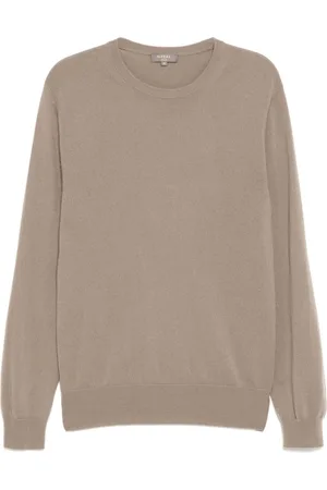 N.PEAL Oxford round neck jumper