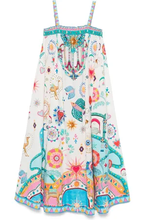 Camilla Wide-strap maxi dress