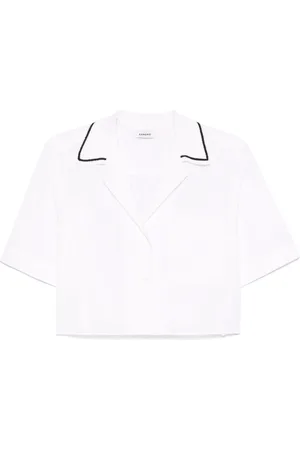 Sandro Knitted-collar shirt