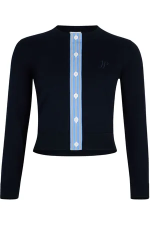 Patou JP monogram cotton cardigan