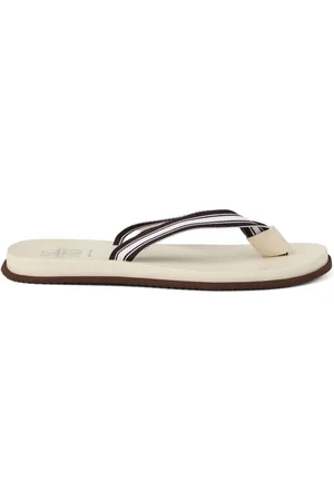 Brunello Cucinelli Leather pool slides