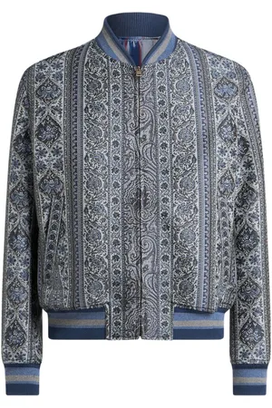 Etro Floral-jacquard bomber jacket