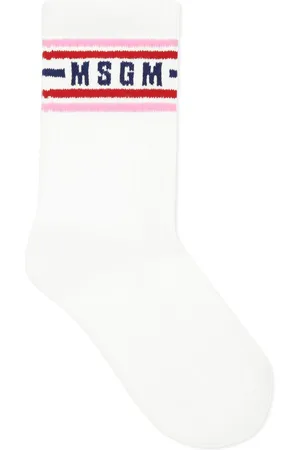 Msgm Logo-jacquard socks