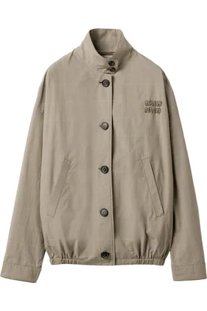Miu Miu Check-pattern jacket