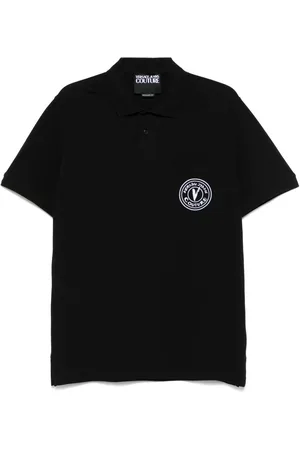 VERSACE V-Emblem polo shirt